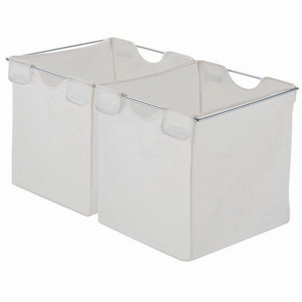 Hafele Flexstore Çamaşır Sepeti Rafı 90cm, Krom Renk (Açma)