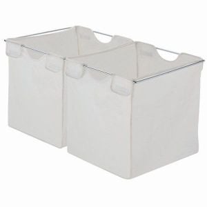 Hafele Flexstore Çamaşır Sepeti Rafı 90cm, Krom Renk (Açma)