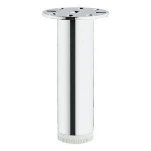 Hafele Bonny Yuvarlak Mobilya Ayağı 25x70mm, Parlak Krom Renk