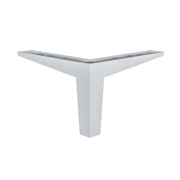 Hafele Hira Köşeli Mobilya Ayağı 142x100mm, Mat Krom Renk