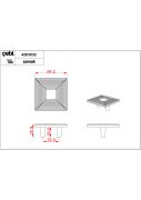Çebi Kulp A4203 MP24 Siyah 32MM (3,2CM) Kulp