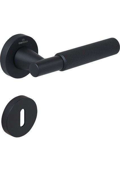 Çebi Kapı Kolı A5183 Noktalı Siyah Kapı Kolu SOHO MP24 ODA