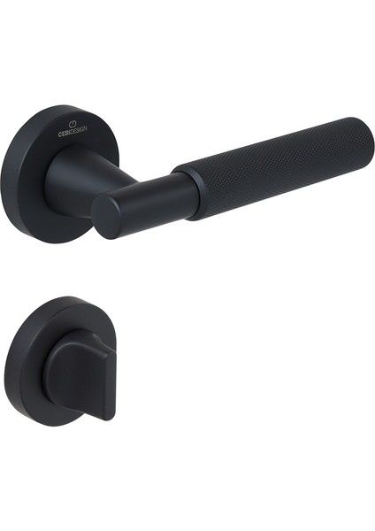 Çebi Kapı Kolı A5183 Noktalı Siyah Kapı Kolu SOHO MP24 WC
