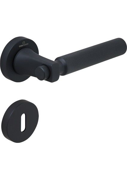 Çebi Kapı Kolu A5187 Noktalı Siyah Kapı Kolu JOON MP24 ODA