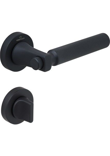 Çebi Kapı Kolu A5187 Noktalı Siyah Kapı Kolu JOON MP24 WC