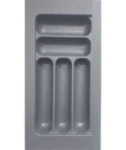 Starax Çekmece İçi Kaşıklık Gri Çekmece içi Düzenleyici 24x49cm