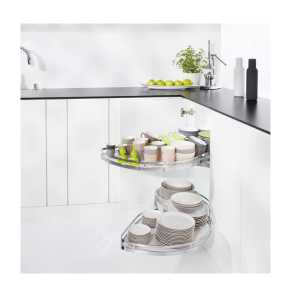 Hafele Lemans II Kiler Set Krom Sol 60/60-75cm