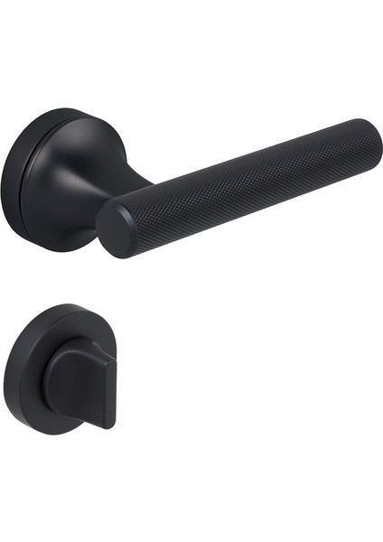 Çebi Kapı Kolu A5192 Noktalı Siyah Kapı Kolu Oxo MP24 WC