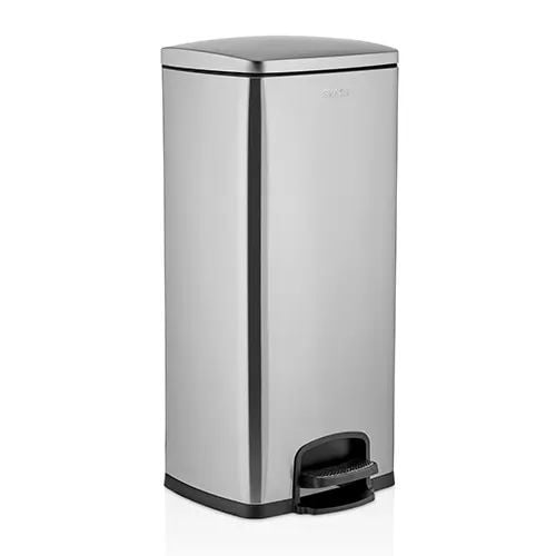 Smart Kare Pedallı Çöp Kova 30L Saten