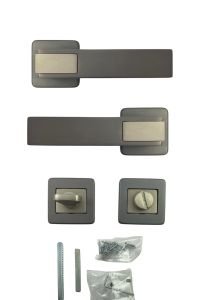 Sofuoğlu Asude Modern Kapı Kolu Oda-Wc-Yale Antrasit