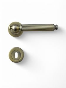 Evnepa Hanedan Kapı Kolu Antik Sarı WC-Oda Rözetli Kapı Kolu