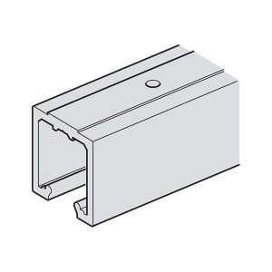 Hafele Fold100-T Üst Taşıyıcı Ray 6000mm