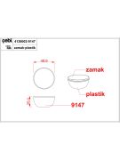 Çebi Kulp A4136 9147 MP35 Mat Altın PL21 Düğme