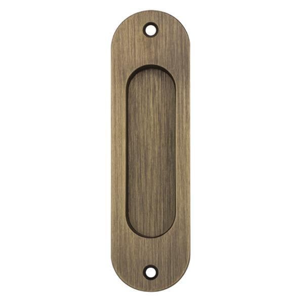 Hafele Oval Pasaj Tipi Gömme Kulp, Antik Bronz Renk