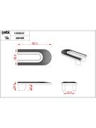 Çebi Kulp A4200 MP24 Siyah 32MM (3,2CM) Kulp