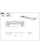 Çebi Kulp A1205 MP30 Antik Sarı 160MM (16CM) Kulp