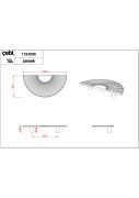 Çebi Kulp A1193 MP24 Siyah 64MM-96MM-128MM Kulp 96 MM