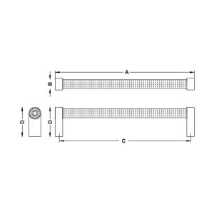 Hafele Mobilya Kulpu Verona Mk 320mm Mat Siyah