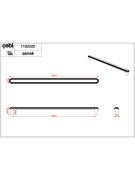 Çebi Kulp A1102 320MM (32CM) Mat Altın Mobilya Kulpu