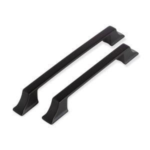 Dolap Kulp Mostar 128MM-160MM Mat Siyah Mobilya Ve Dolap Kulpu