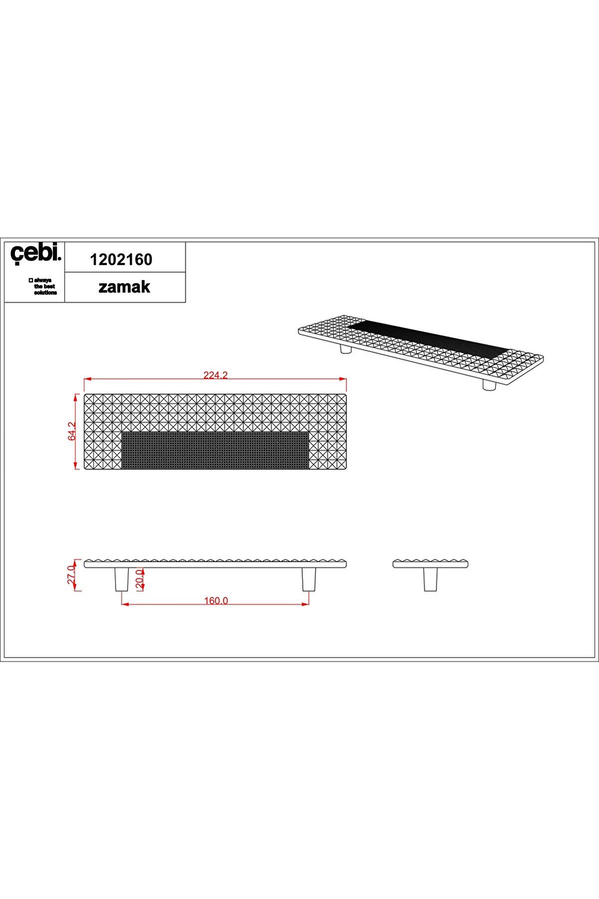 Çebi Kulp A1202 Altın 160 MM