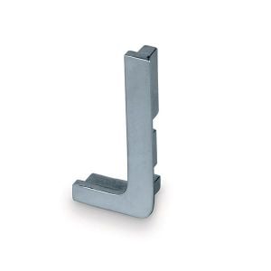 Hafele Profil Kulp Striata-L Sağ Yan Kapak Elemanı Mat Krom