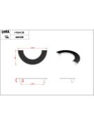 Çebi Kulp A1194 128MM (12,8CM) Antrasit Mobilya Kulpu