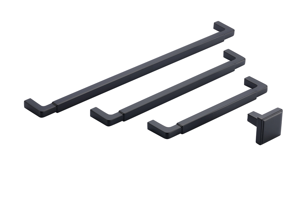 Dolap Kulpu Doğanlar Kulp Z.318 Mobilya Kulpu Mat Siyah 160-224-320 MM