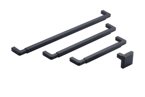 Dolap Kulpu Doğanlar Kulp Z.318 Mobilya Kulpu Mat Siyah 160-224-320 MM